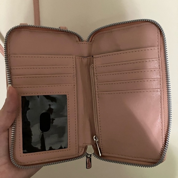 3/$25 - Pink crossbody/wristlet - Picture 3 of 4